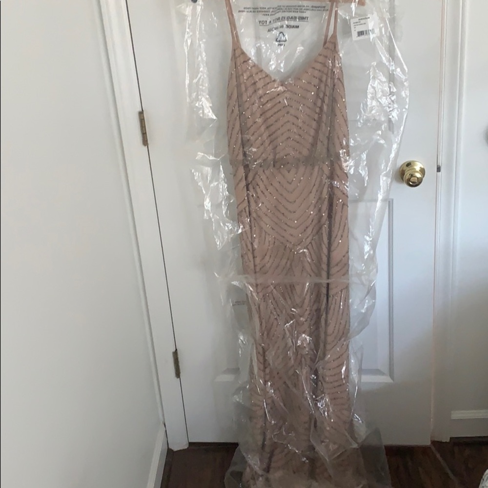 Beautiful Adrianna Papell floor length gown